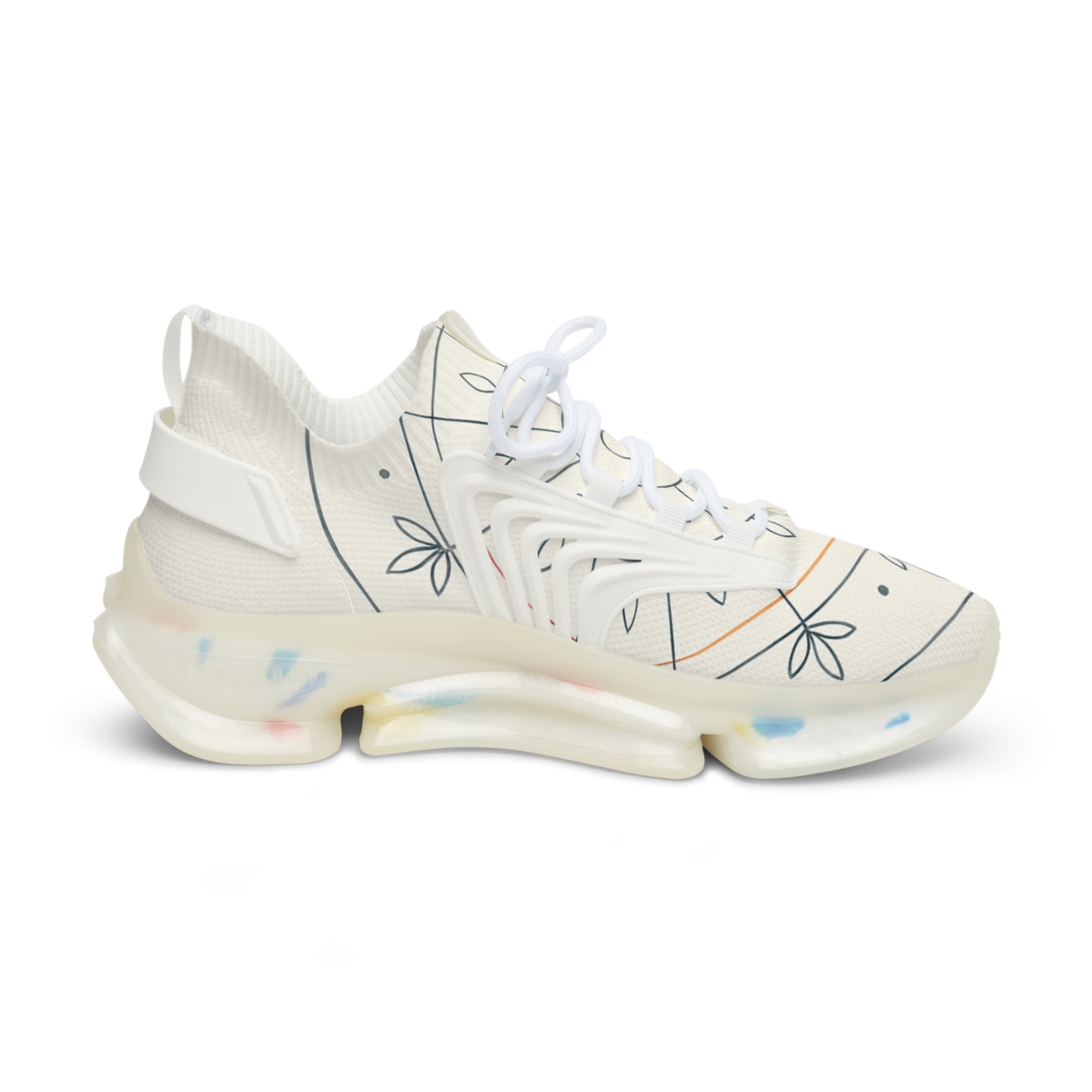 Minimal Orbit Petal Dial stylish casual sneakers