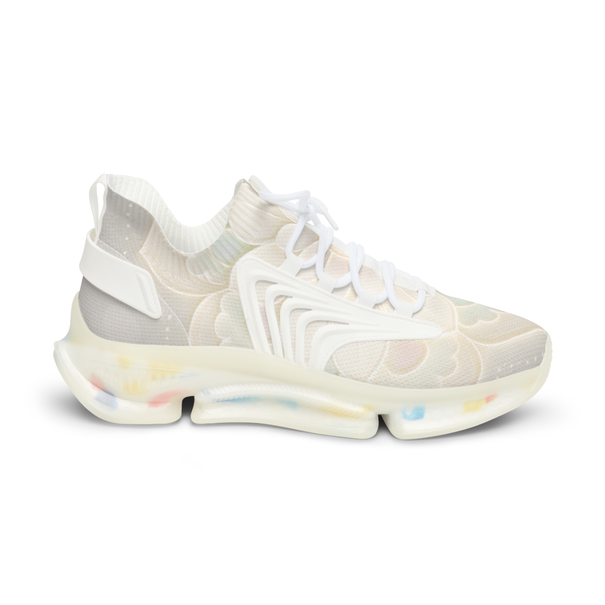 Prismatic Dewdrop Rosette premium sport sneakers