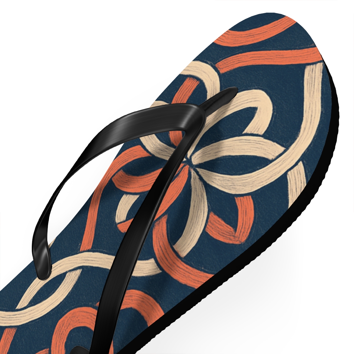 Ranunculus Ribbon Interlace stylish summer flip flops