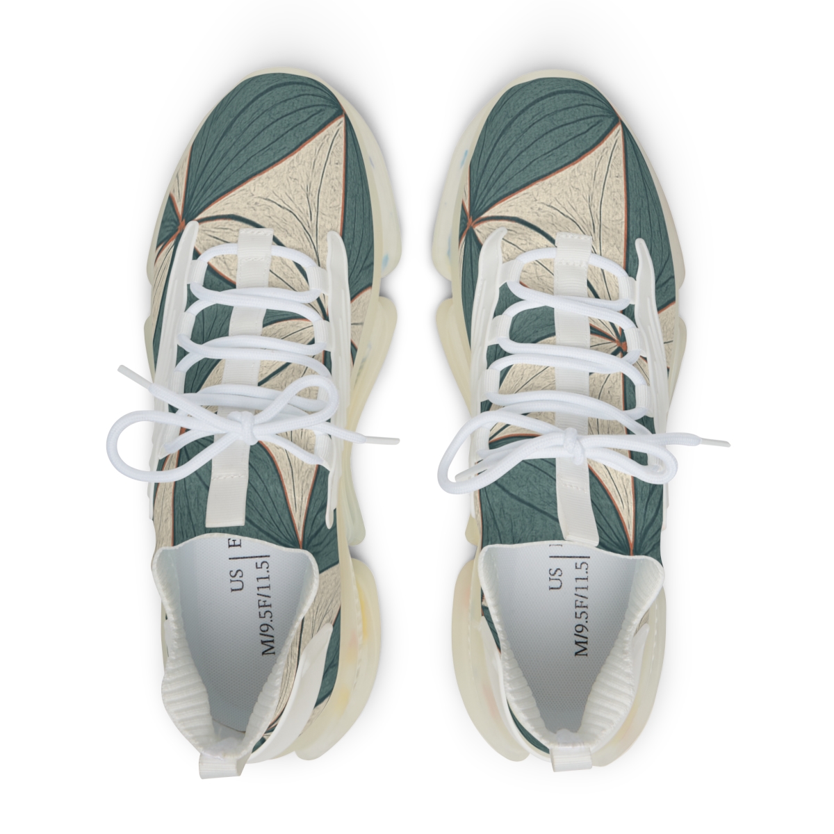 Camellia Arc Lattice custom sneakers