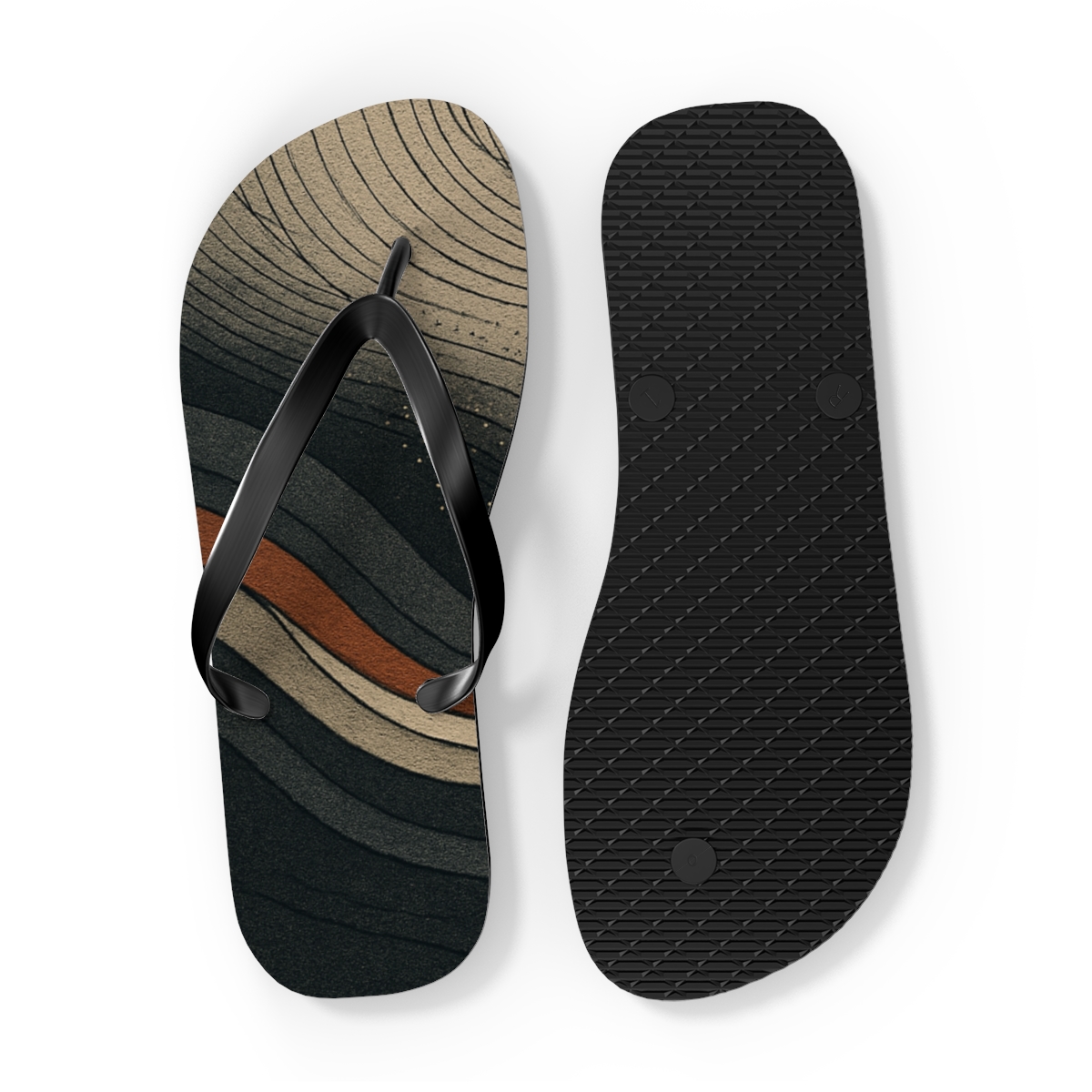 Tectonic Fold Wavefront Diagram comfortable casual flip flops