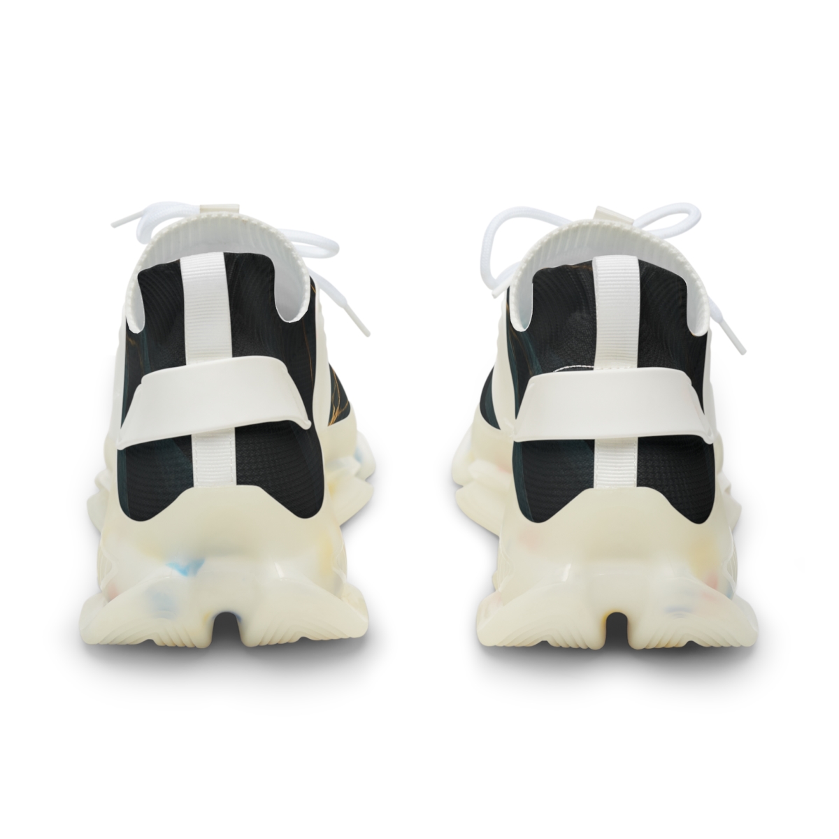 Prismatic Fault Line Tapestry personalized athletic sneakers