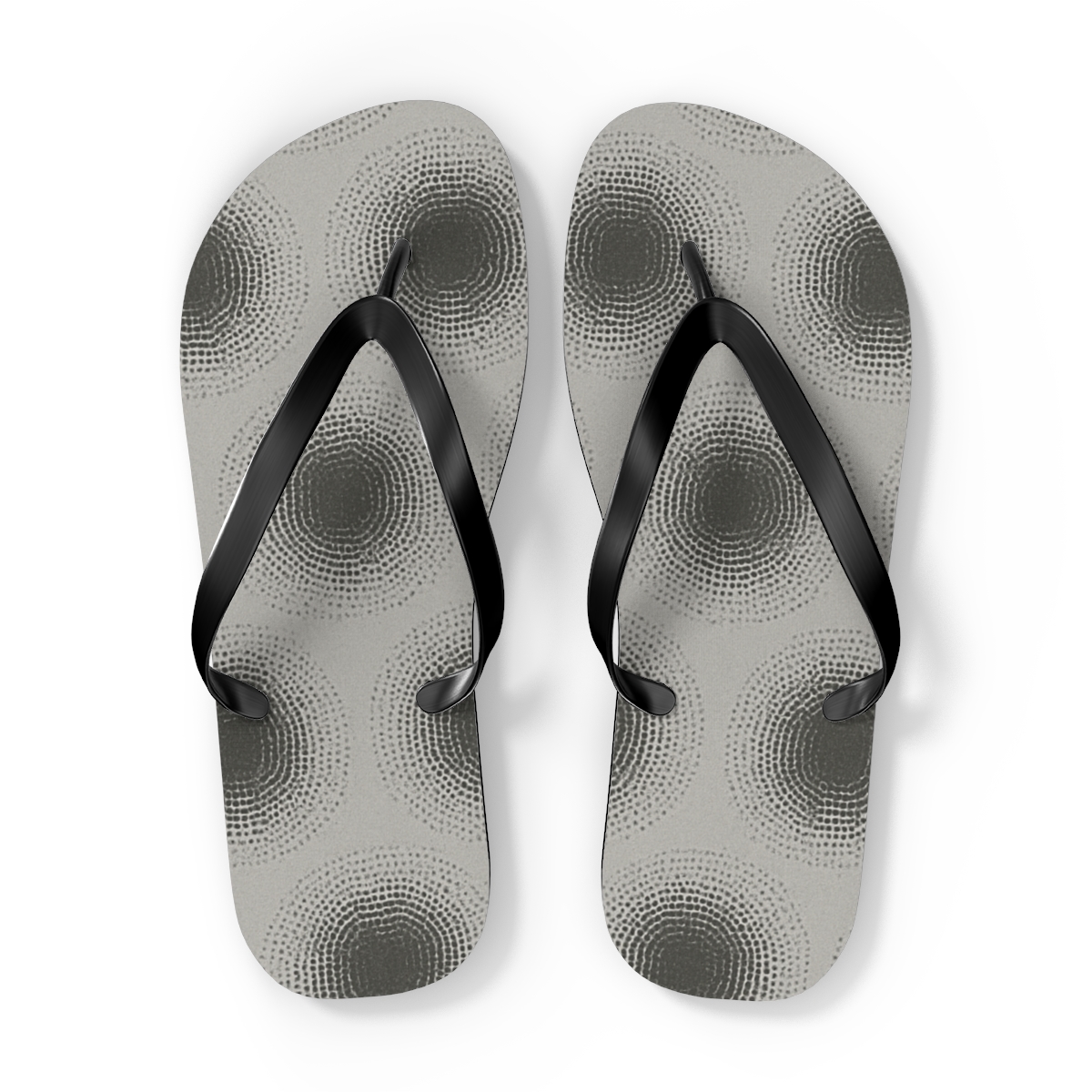 Microdot Orbit Banding Study comfortable casual flip flops