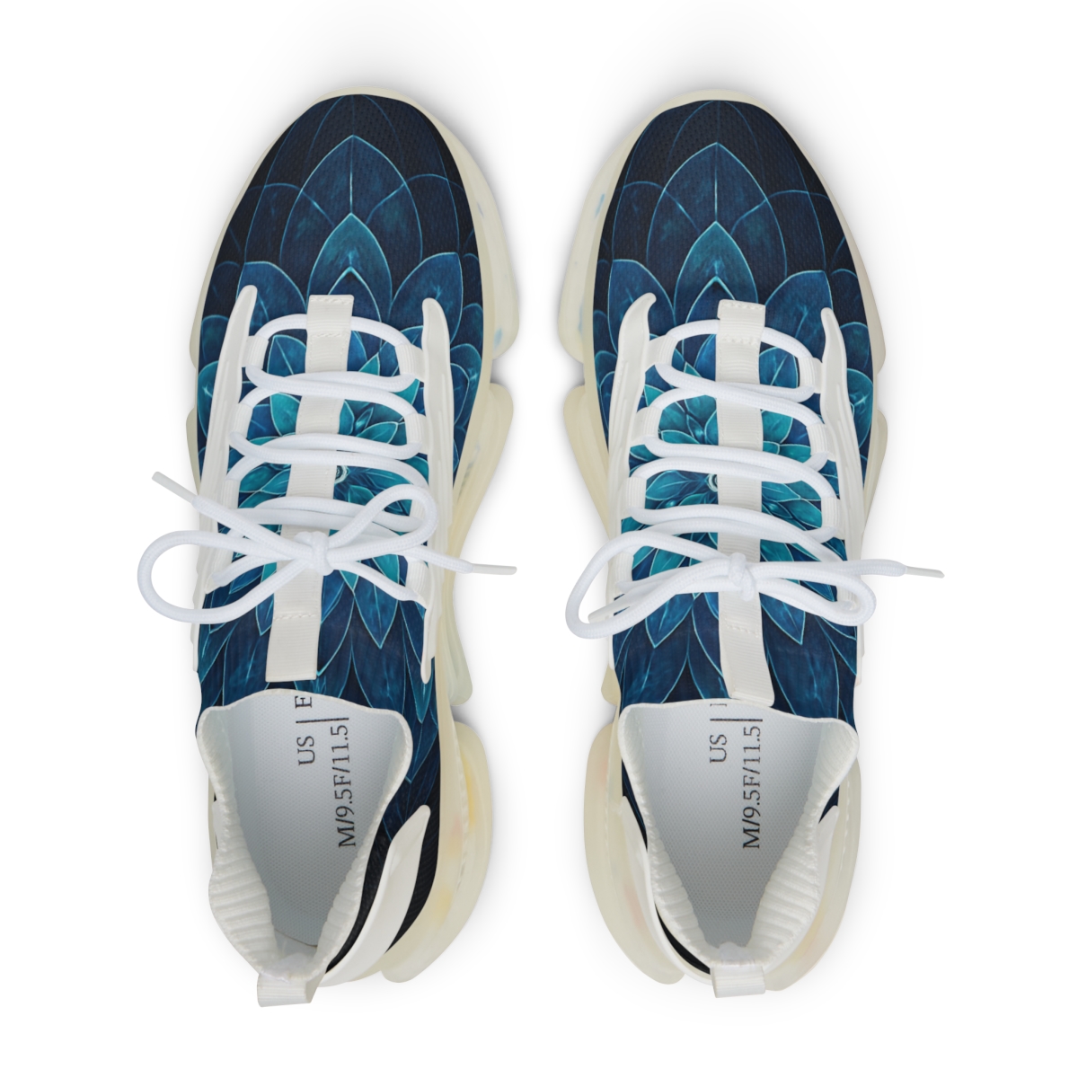 Radial Glass Petal Matrix comfortable running sneakers
