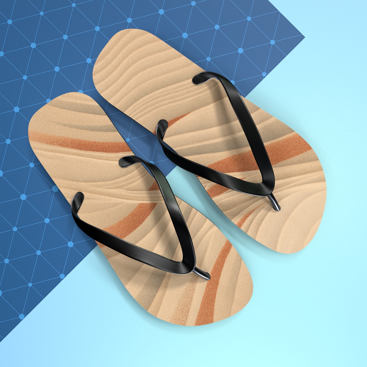 Wind Arc Silt Weave soft sole flip flops