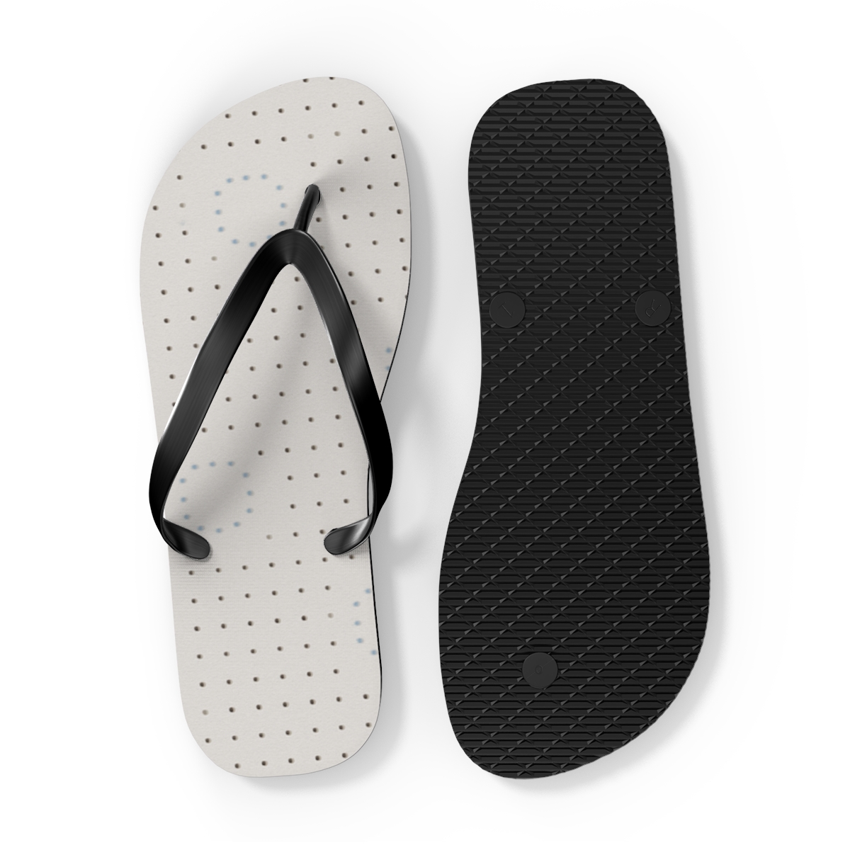 Microdot Orbit Grid Quiet custom flip flops