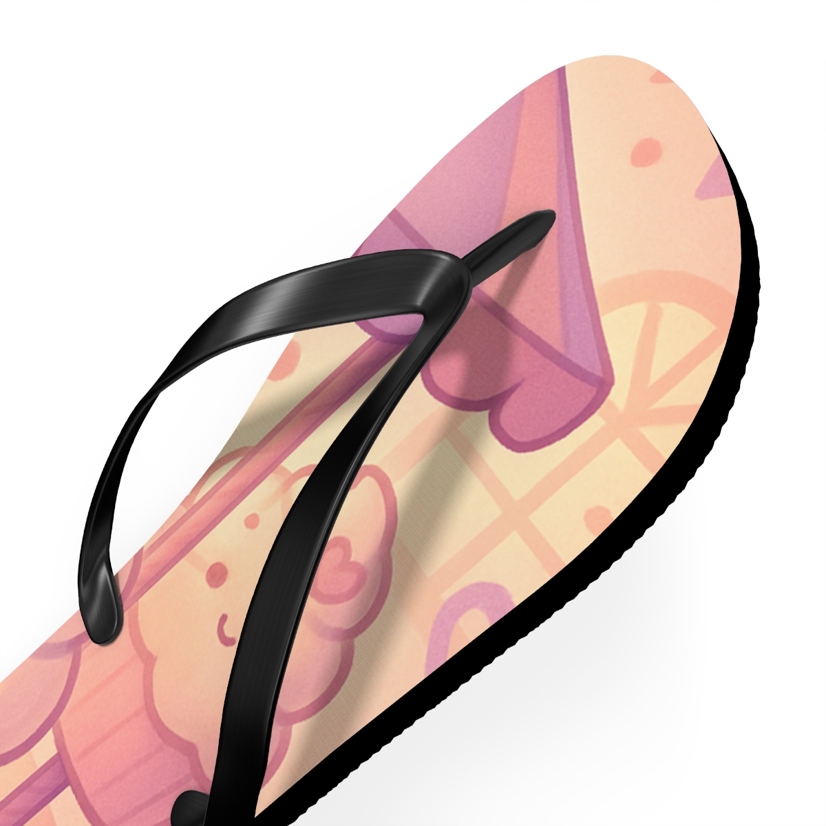 Pastel Whimsy Carousel Flip Flops