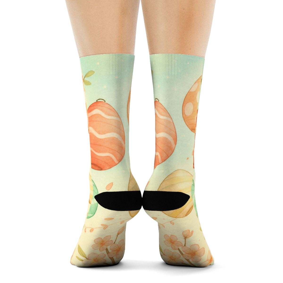 Spring Lantern Egg Bloom Parade sports performance socks