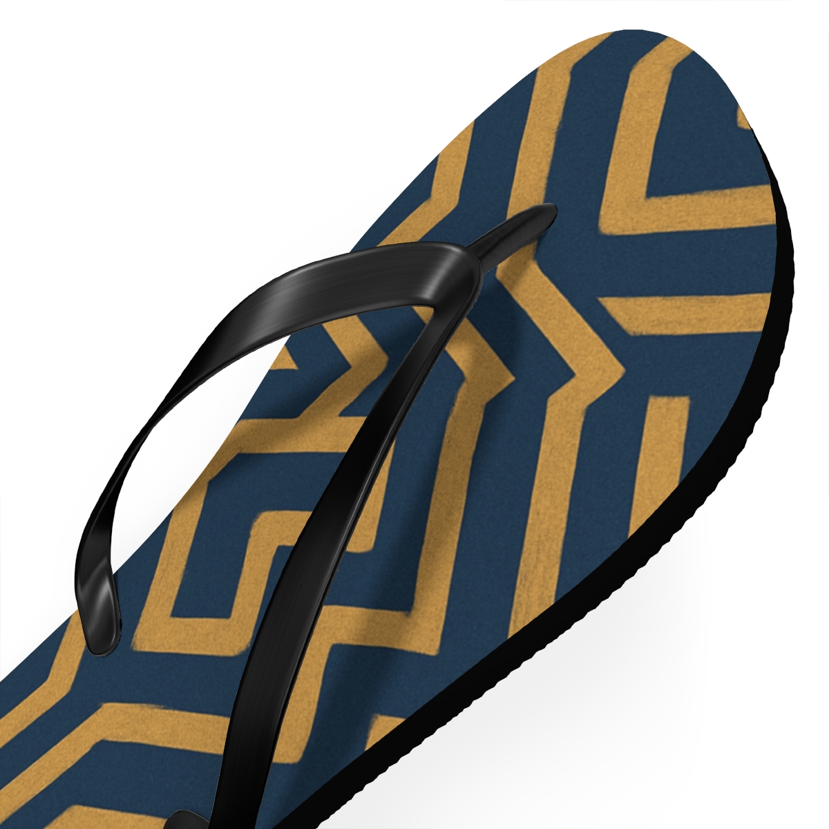 Modulated Chevron Labyrinth stylish summer flip flops