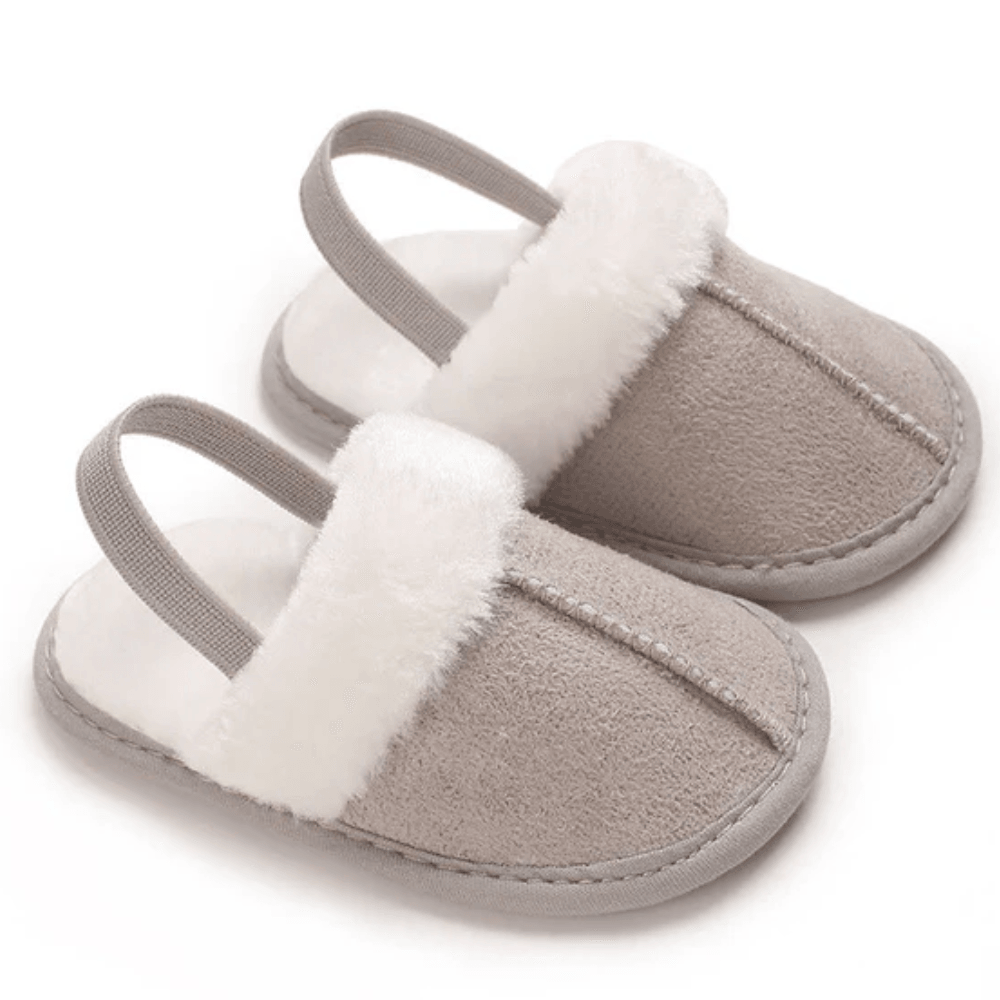 Baby Slip On Fur Slides