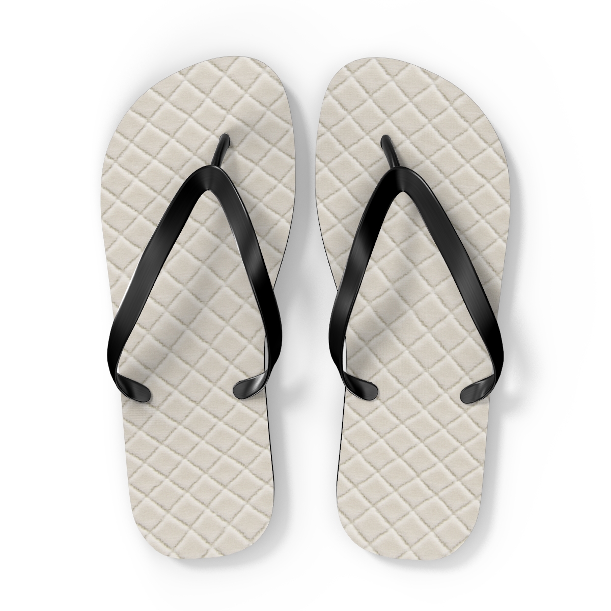 Microtessellated Pebble Noise Grid soft sole flip flops
