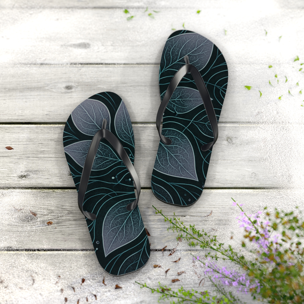 Orchid Vein Fractal Circuit custom flip flops