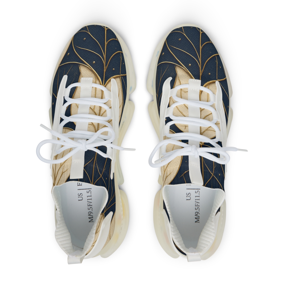 Orchid Vein Interlace personalized athletic sneakers