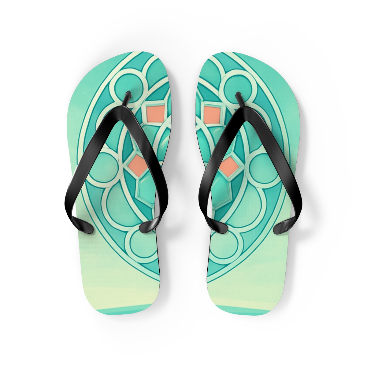 Celestial Mint Radiance Flip Flops