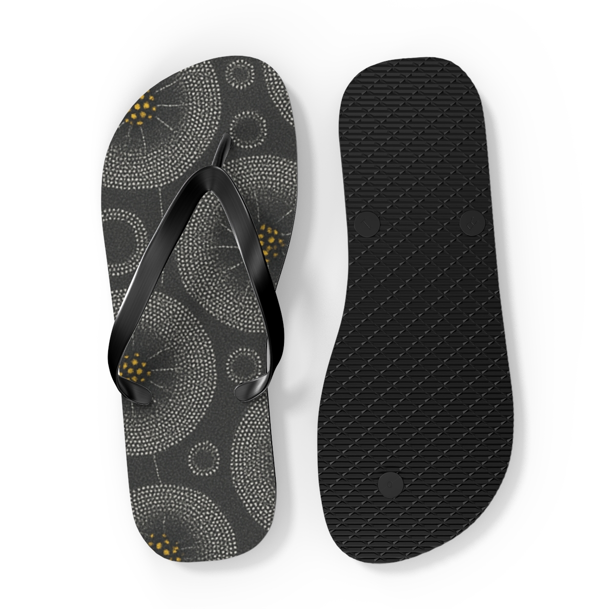 Cosmos Pollen Point Array soft sole flip flops