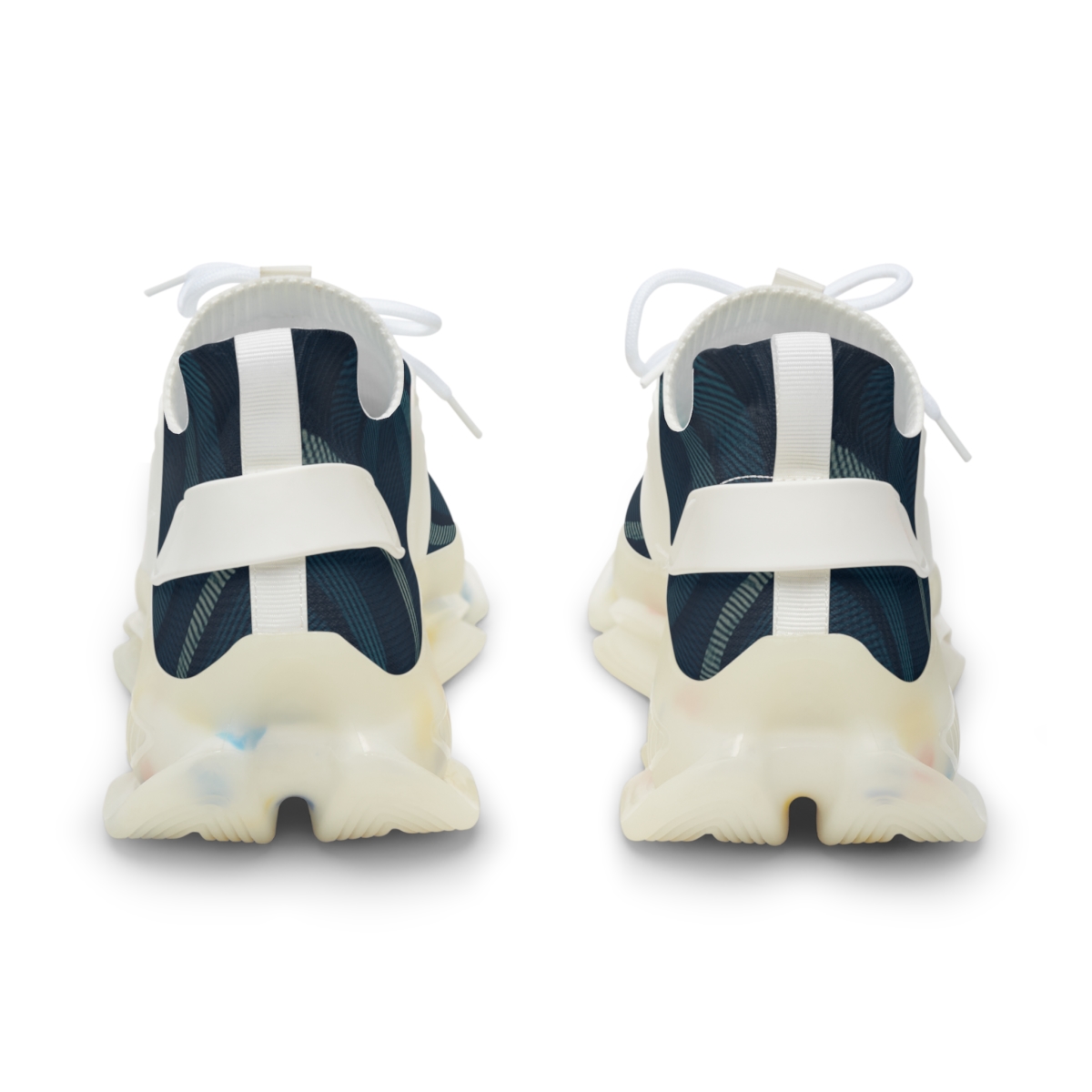 Moire Orbit Weave unique printed sneakers