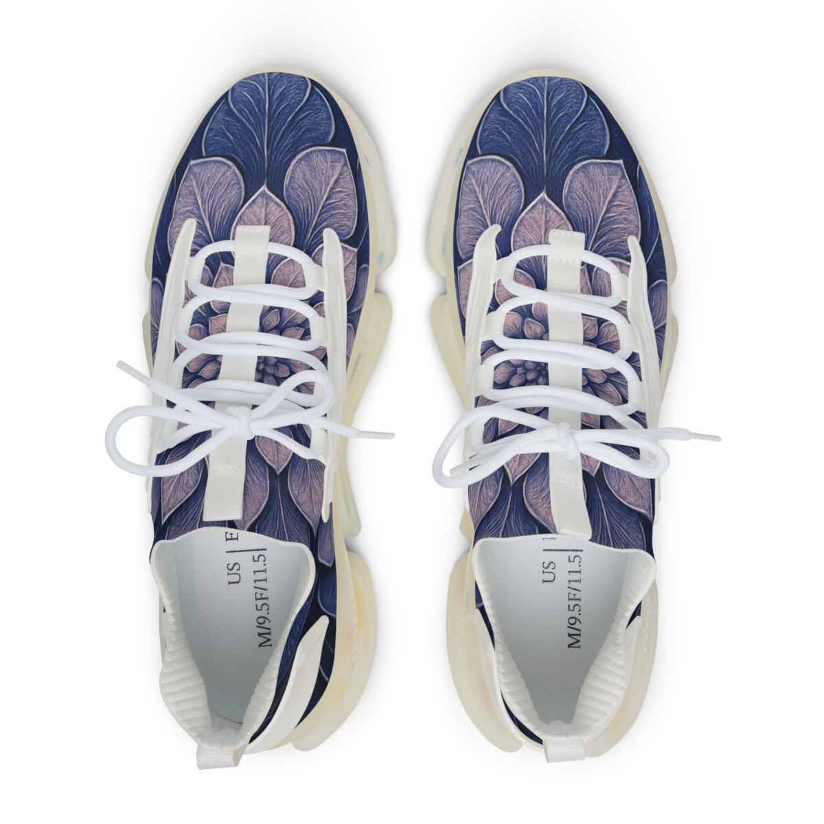 Ranunculus Pulse Rosette personalized athletic sneakers