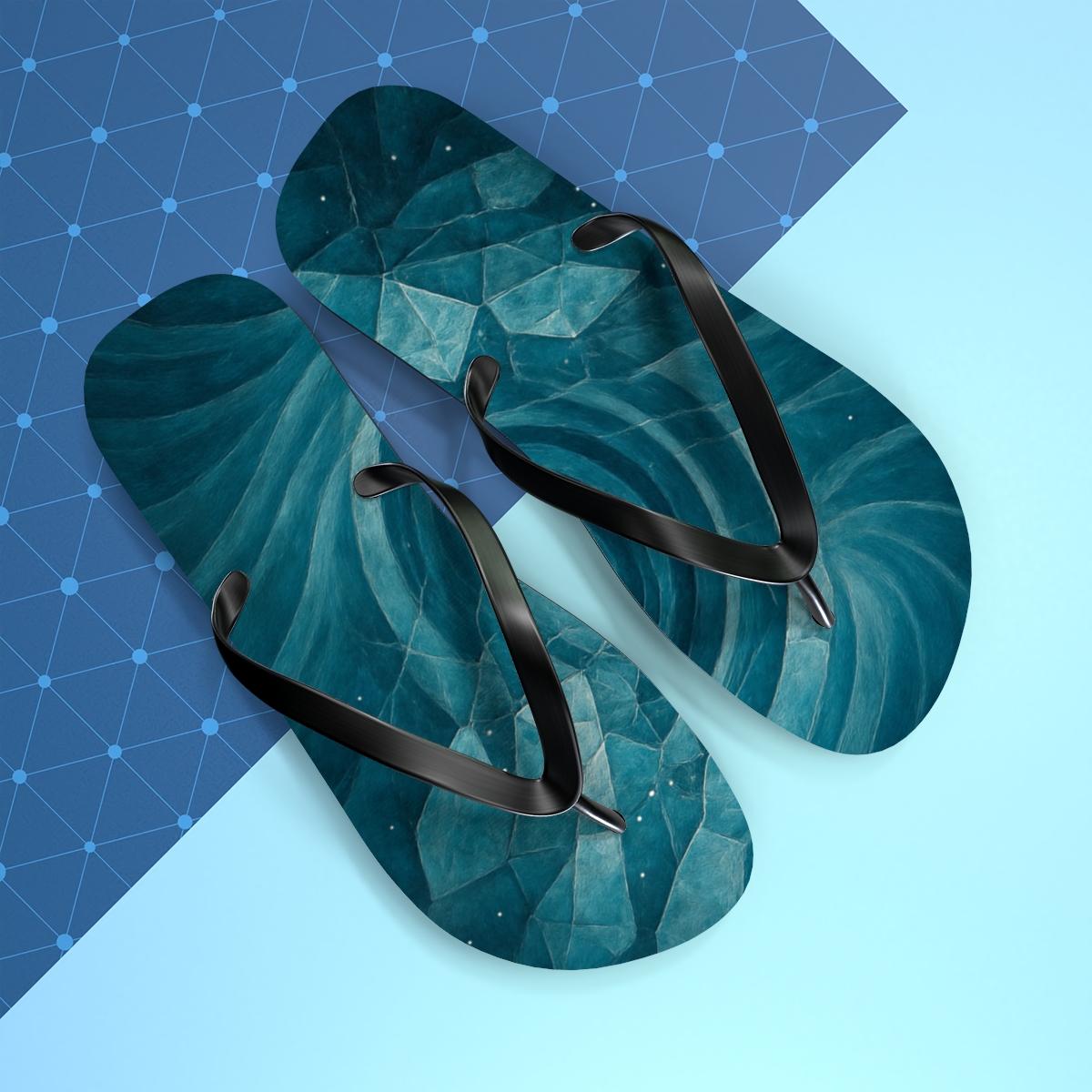 Celestial Drift Flip Flops