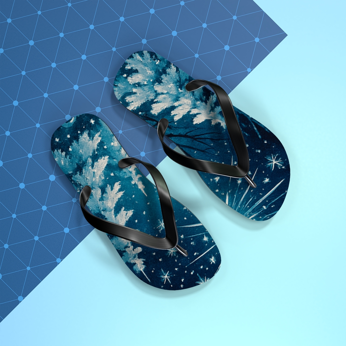Midnight Spark Serenity Flip Flops
