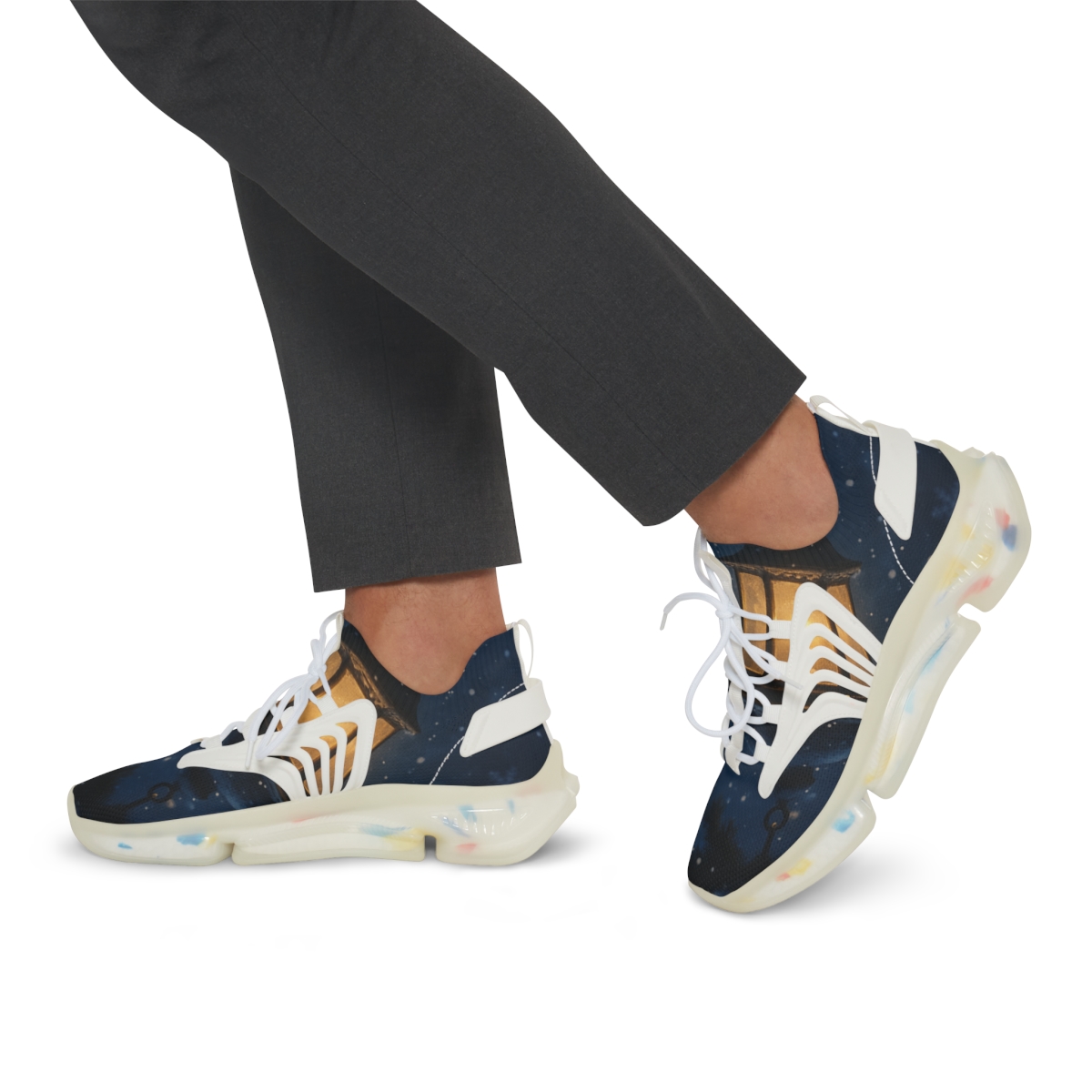 Winter Lantern Snowfall Dream premium sport sneakers