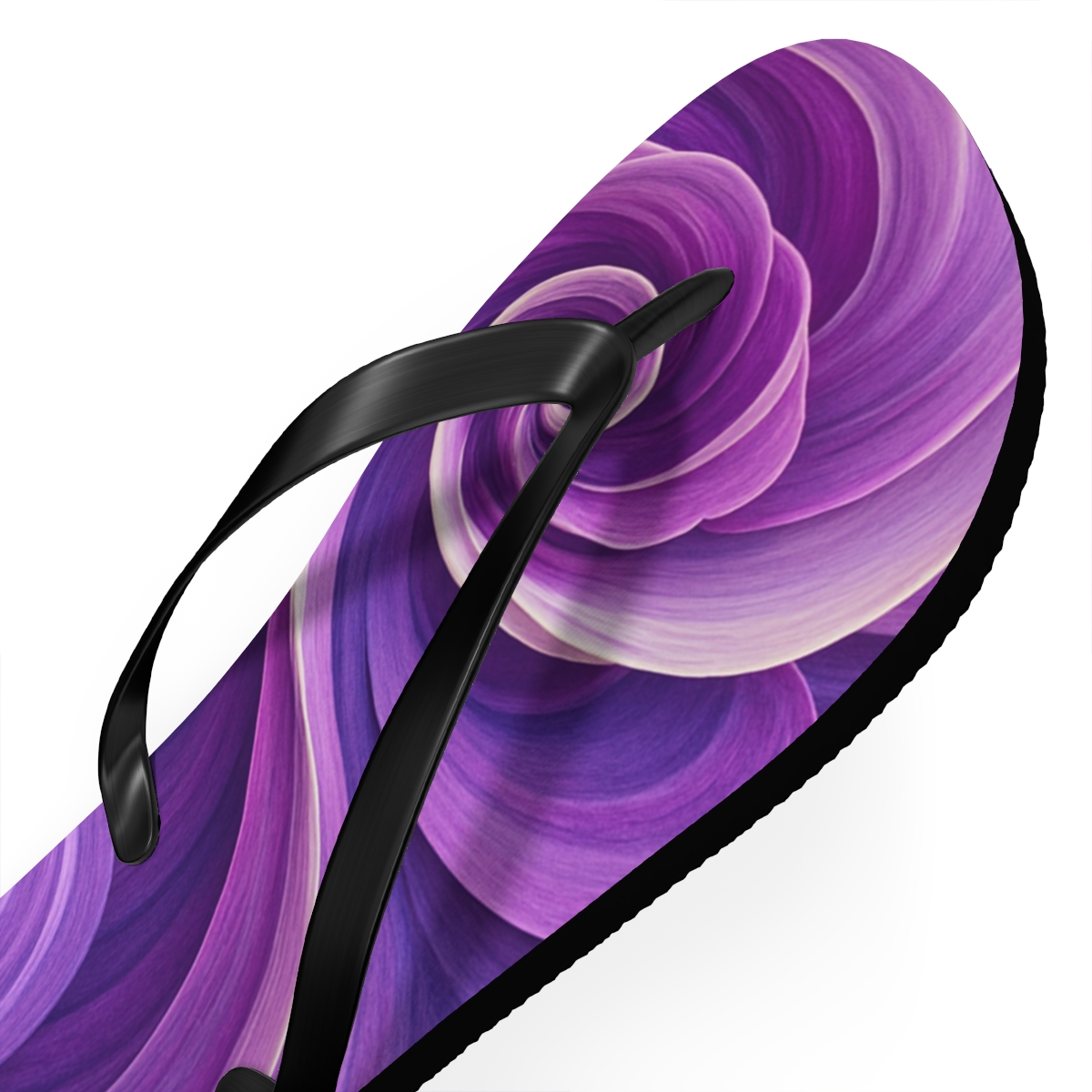 Lavender Petal Drift Flip Flops