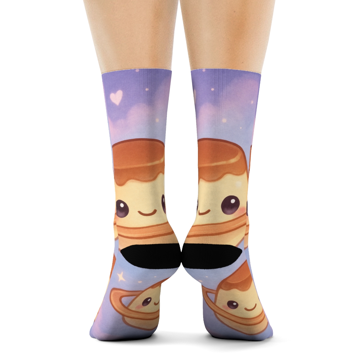 Sleepy Planet Pudding Pals custom socks