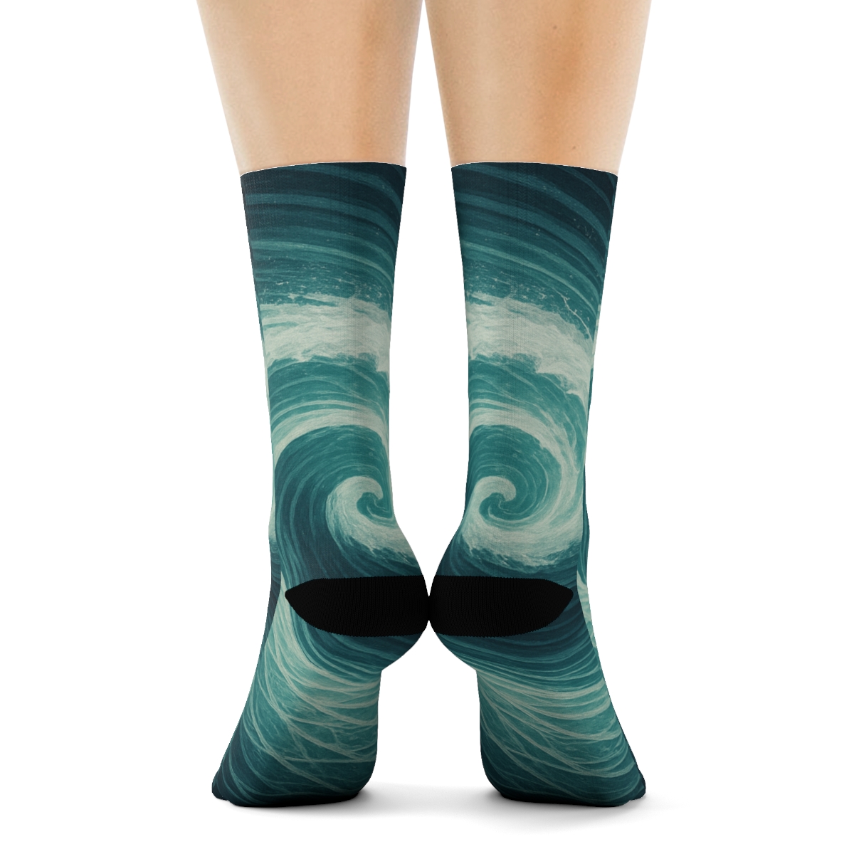 Helix Flow Wavefront unique printed sockscustom socks
