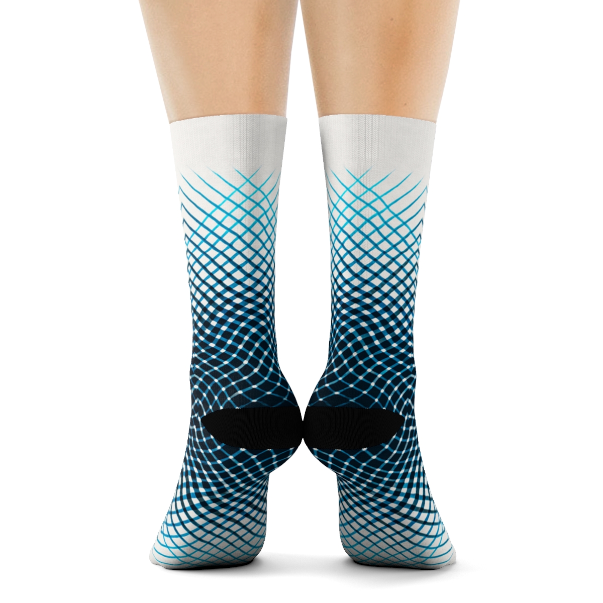 Moire Orbit Overprint custom socks