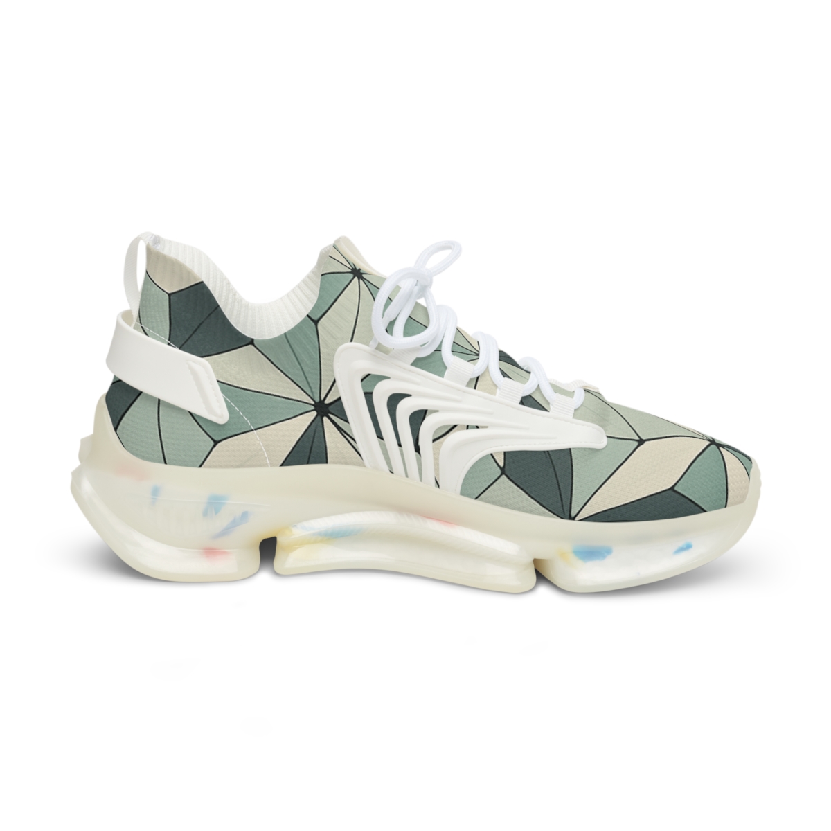 Lotus Shard Lattice premium sport sneakers