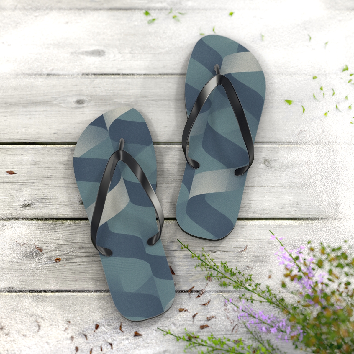 Waves of Serenity Flip Flops