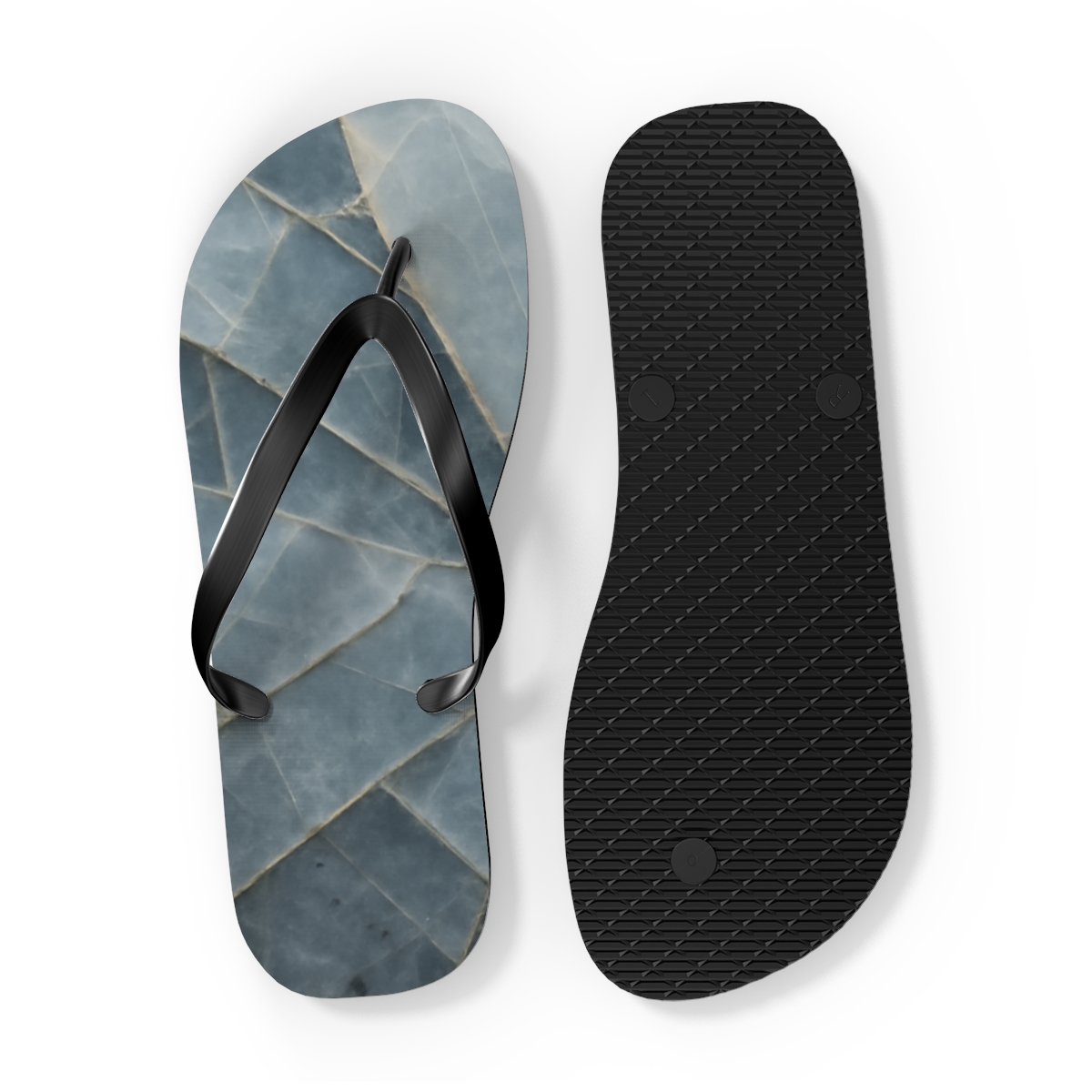 Prism Vein Tessellation personalized beach flip flops