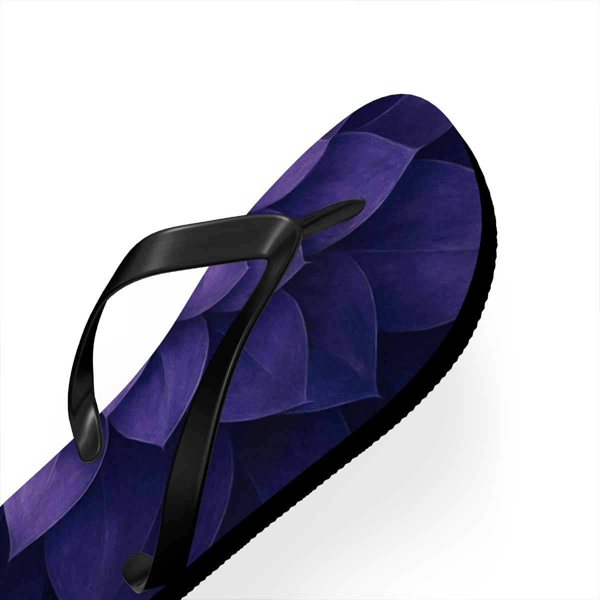 Lavender Spiral Bliss Flip Flops