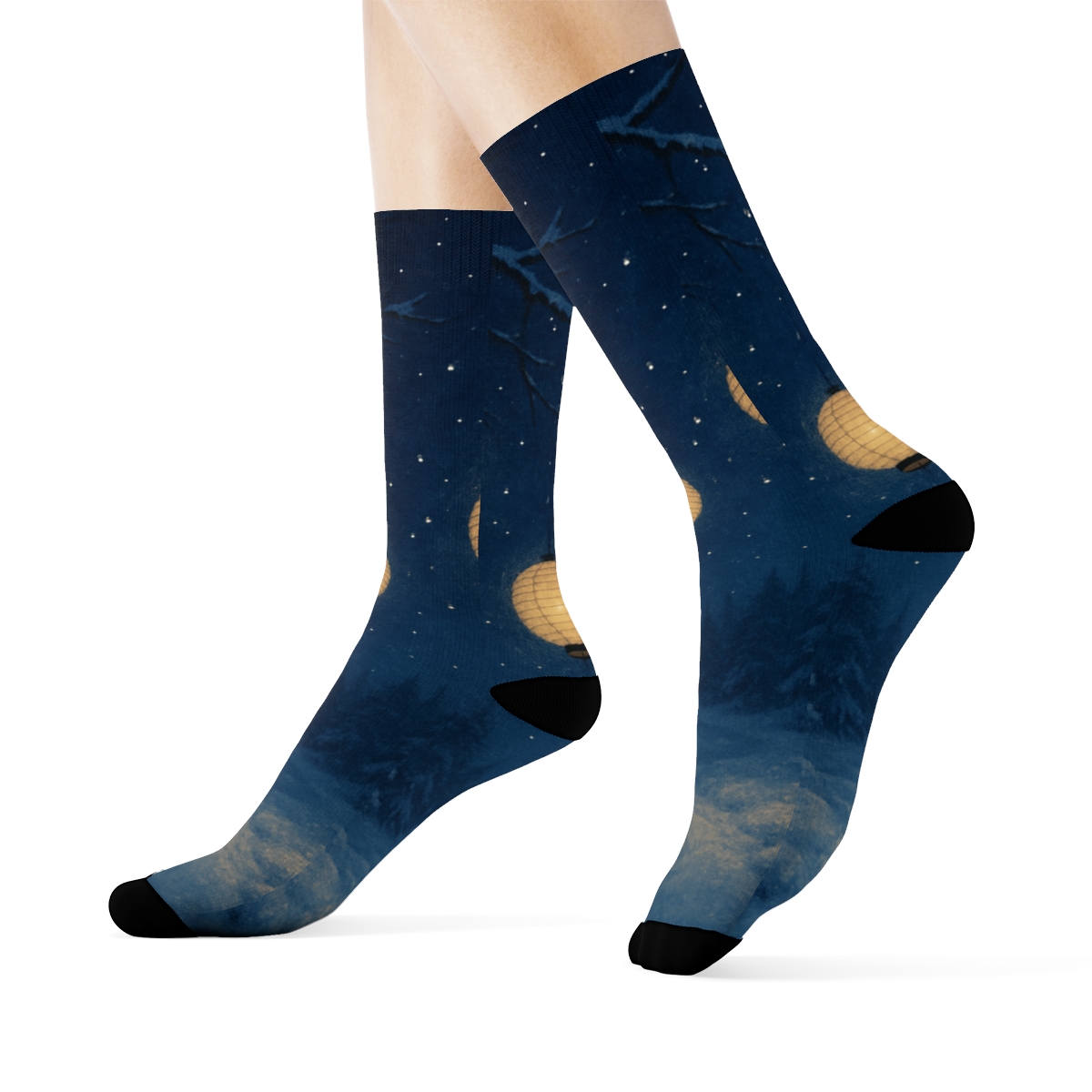 Winter Lantern Starlight sports performance socks