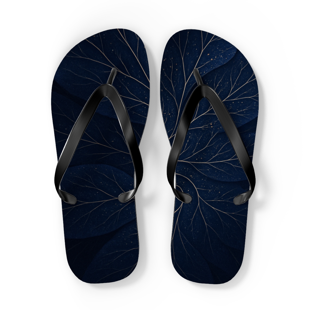 Orchid Fractal Vein Circuit designer logo flip flops