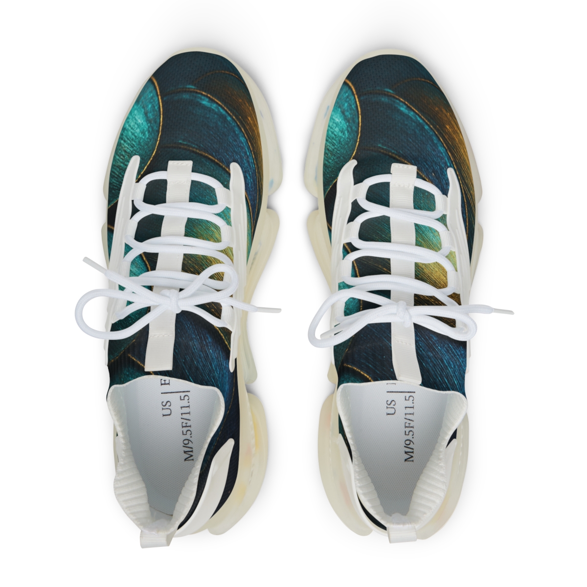 Iridescent Beetle Mosaic premium sport sneakers