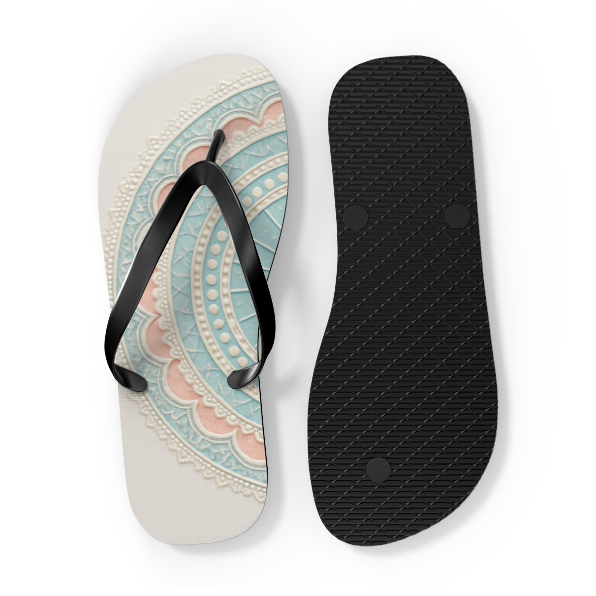 Opaline Radial Grid soft sole flip flops