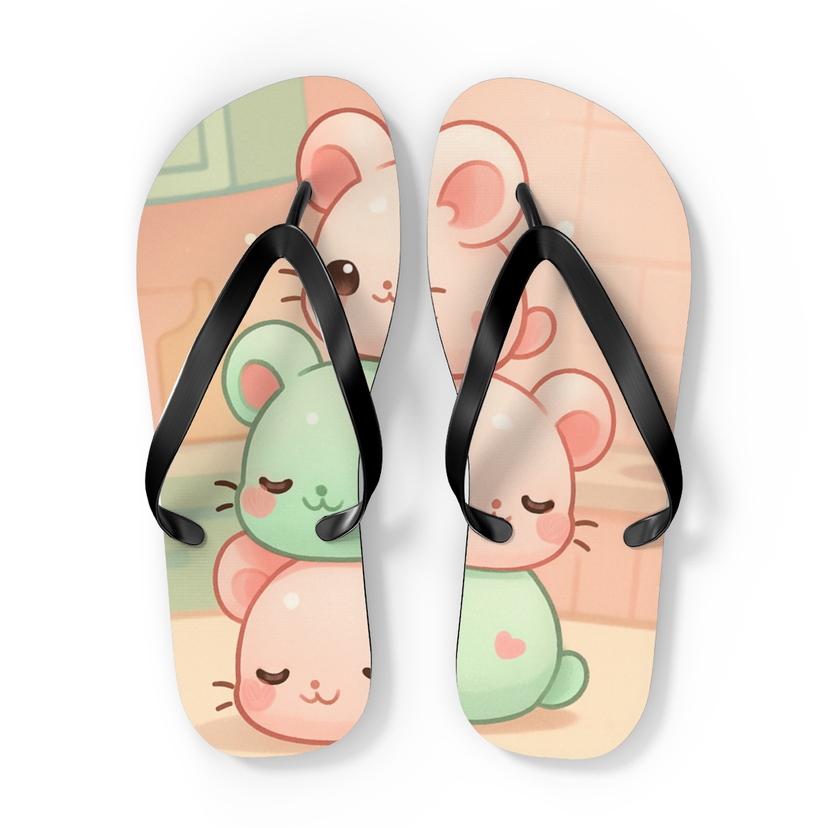 Pastel Pals Stroll Flip Flops