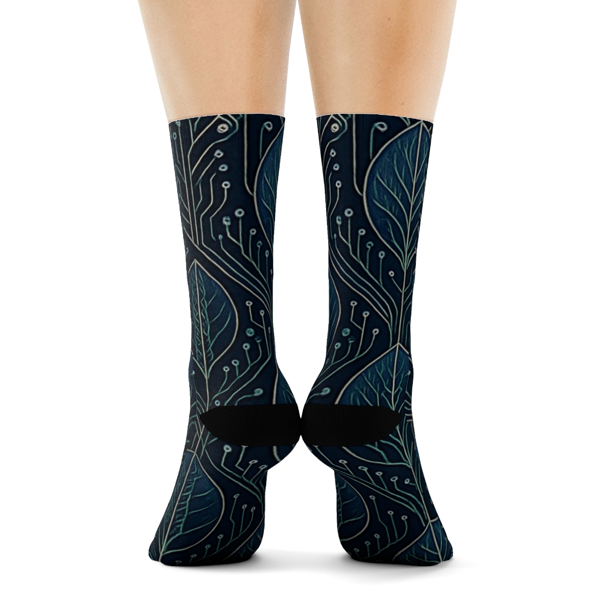 Camellia Vein Circuit Weave sports performance socks