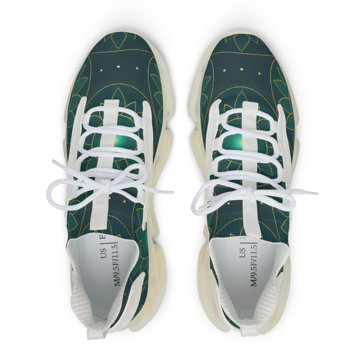 Lotus Halo Lattice personalized athletic sneakers