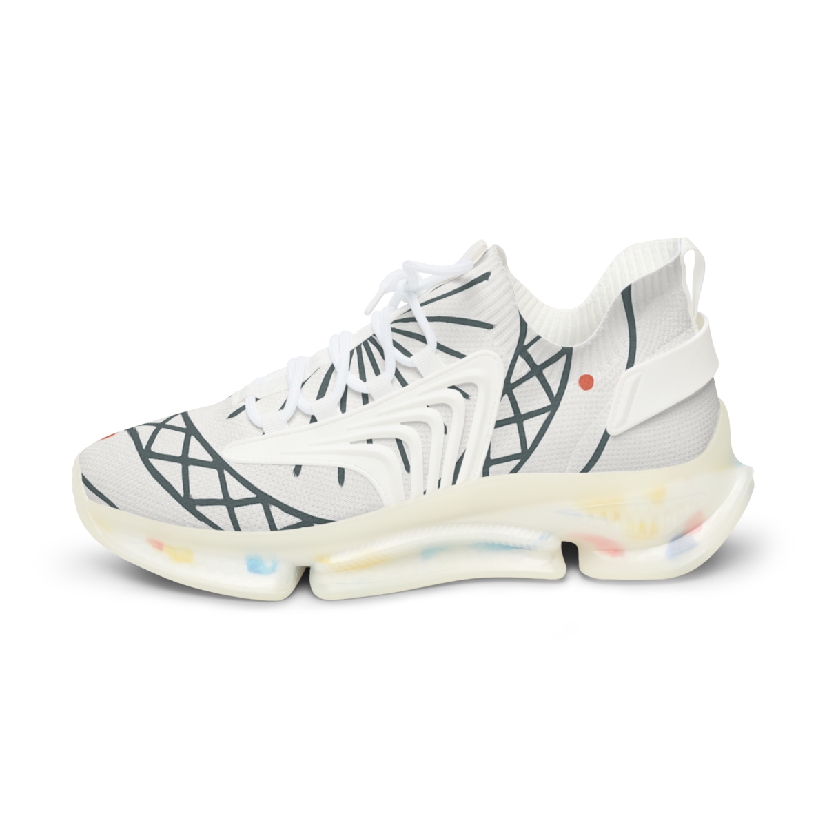 Minimal Starwheel Lattice comfortable running sneakers