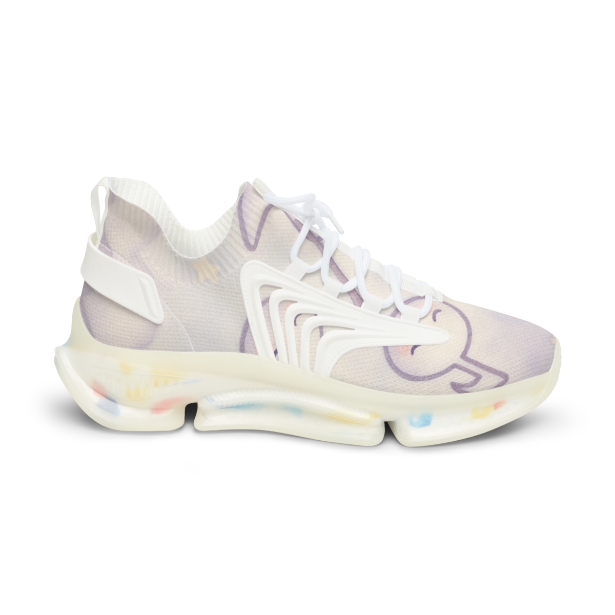 Mochi Moon Melody unique printed sneakers