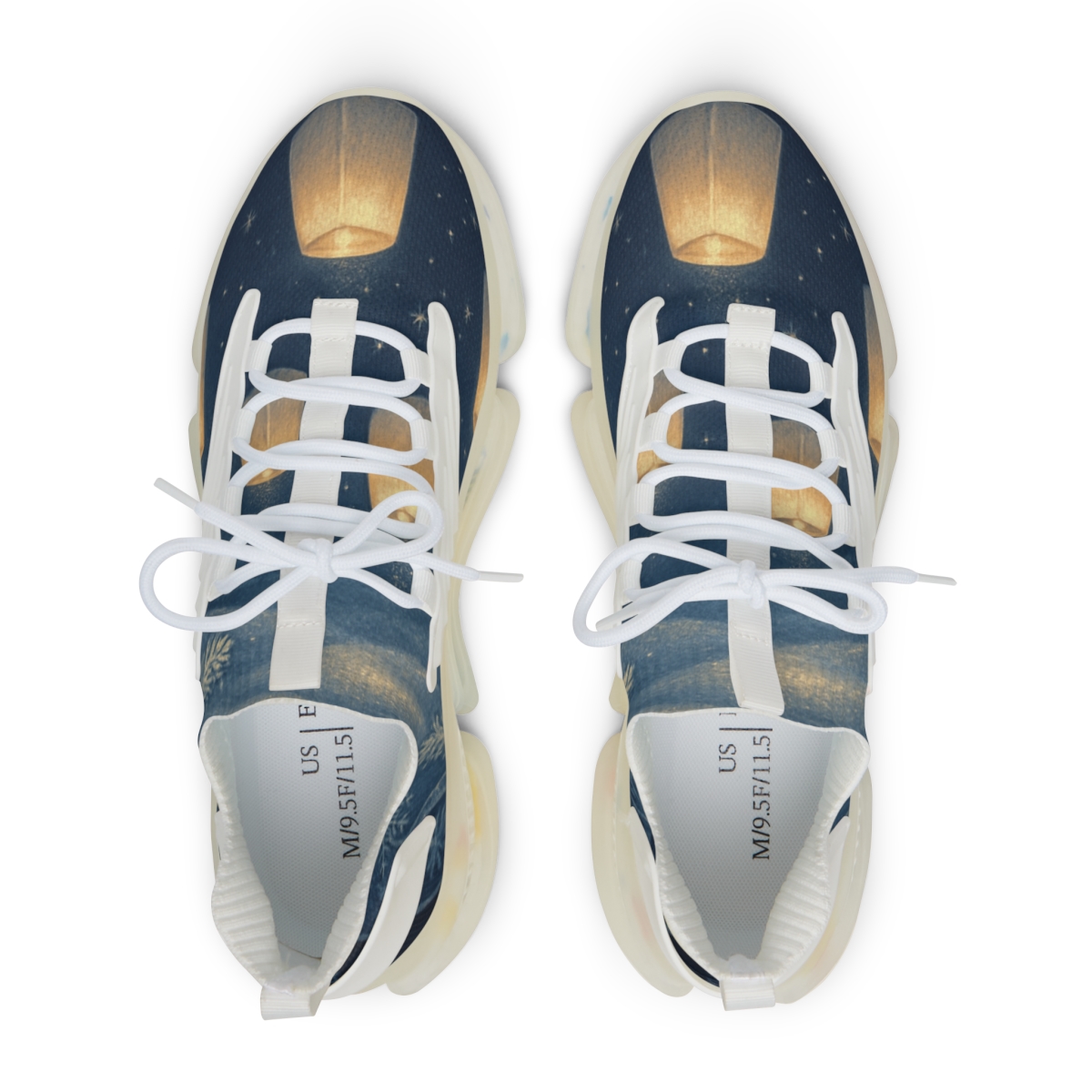 Frost Solstice Lantern Drift custom sneakers