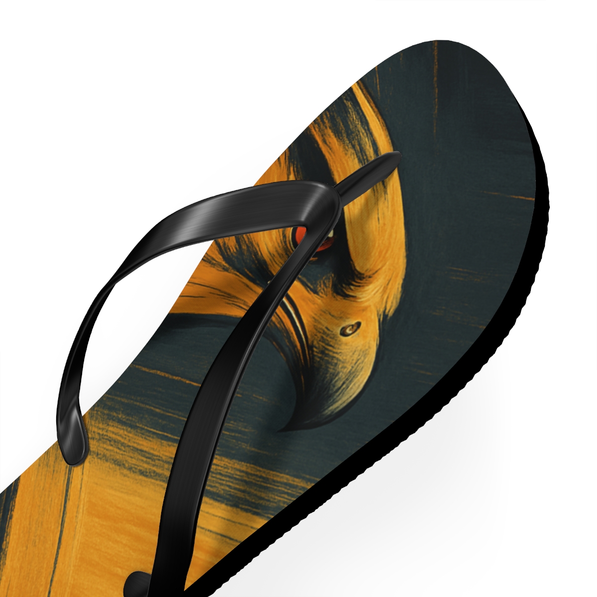 Golden Glide Flip Flops