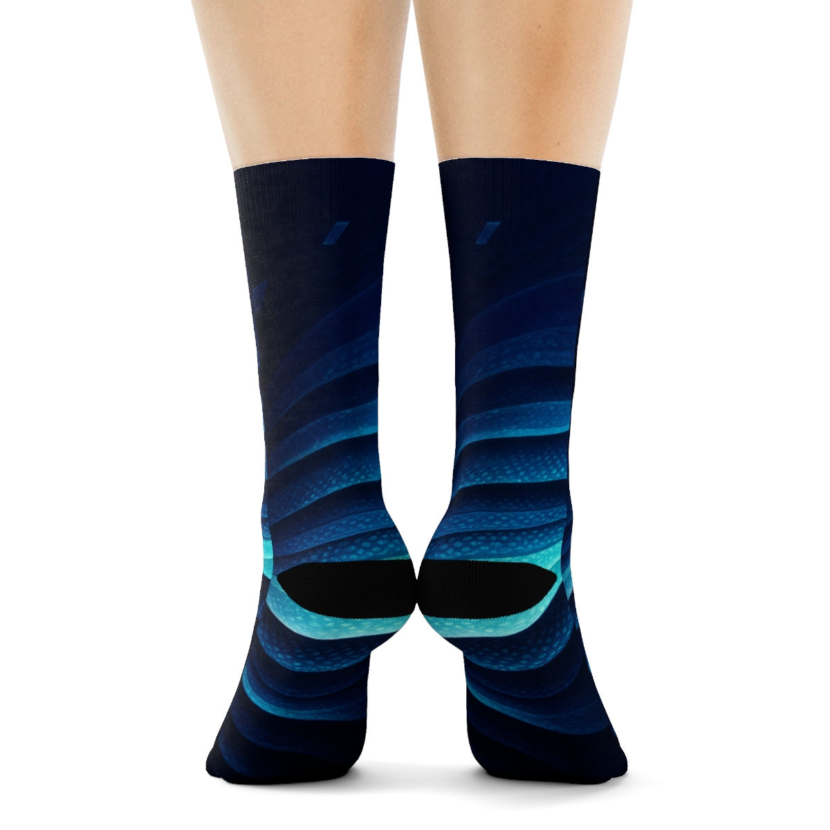 Cuttlefish Pulse Mosaic stylish patterned socks