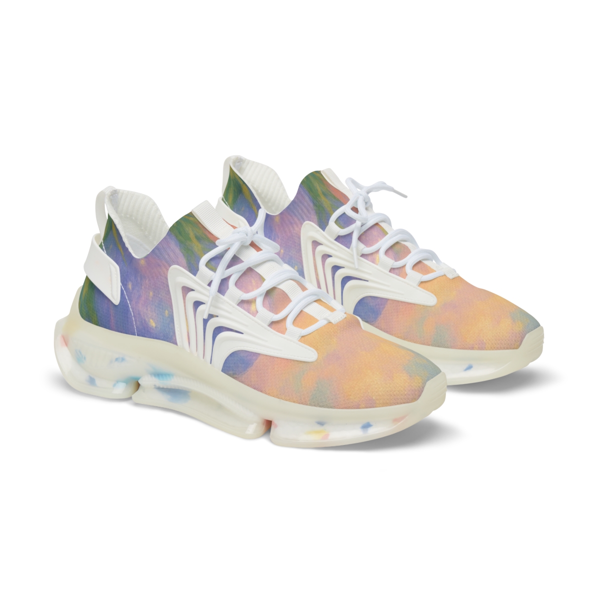 Spring Egg Nebula Bloom designer branded sneakers