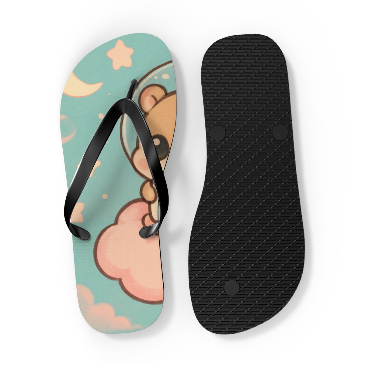 Cozy Comet Hamster Mail stylish summer flip flops