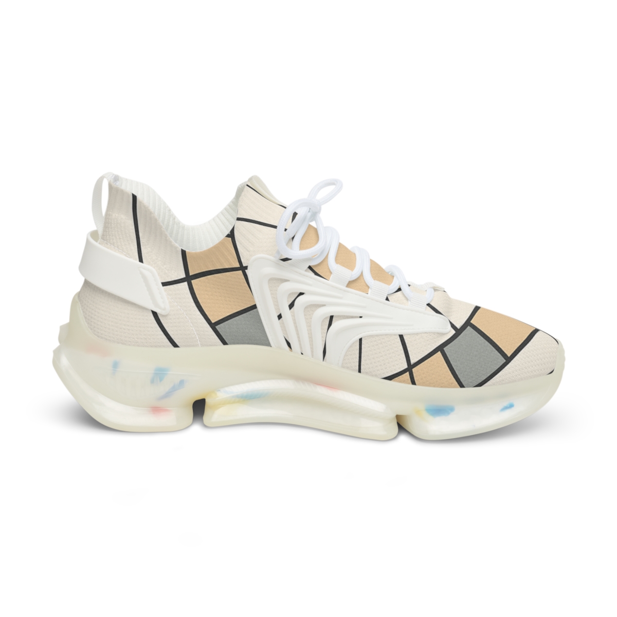 Minimal Sunline Mosaic Disk stylish casual sneakers