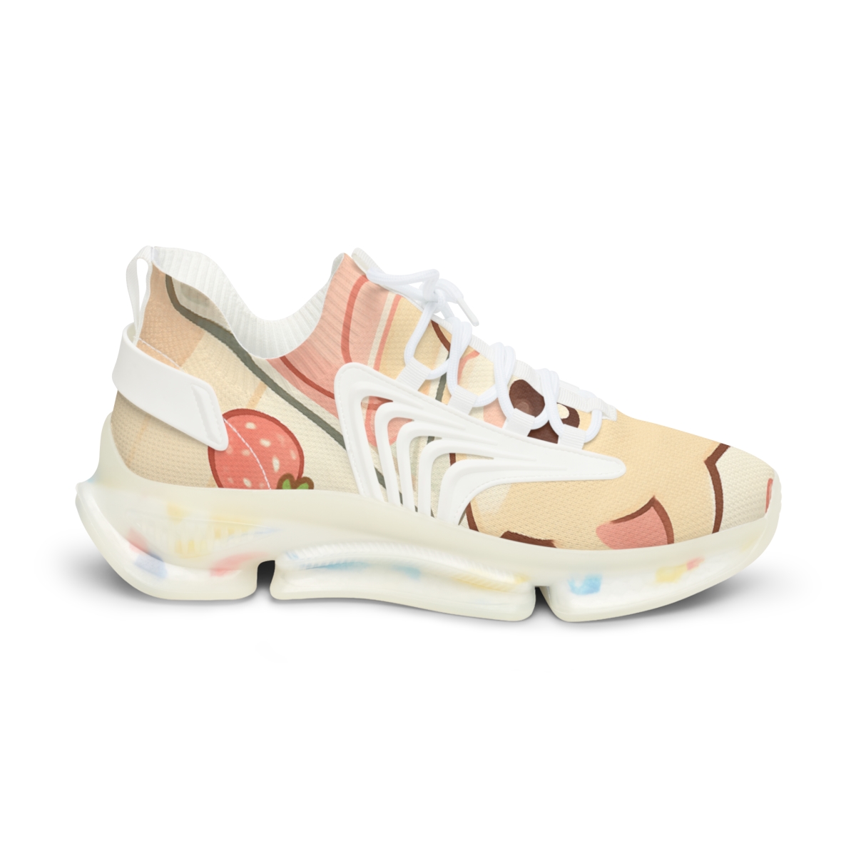 Sleepy Strawberry Milk Fox premium sport sneakers
