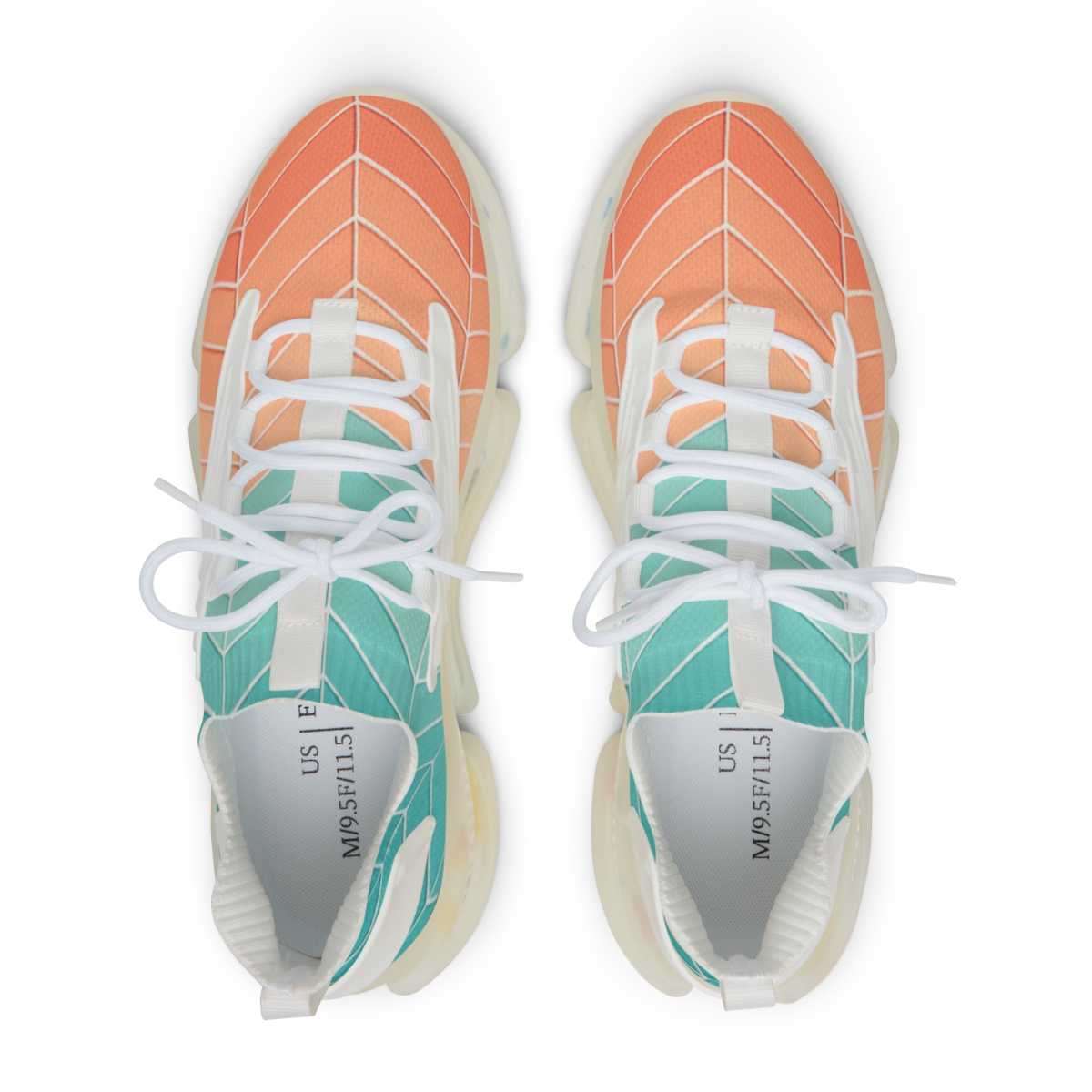 Prismatic Hex Herringbone Cascade trendy fashion sneakers