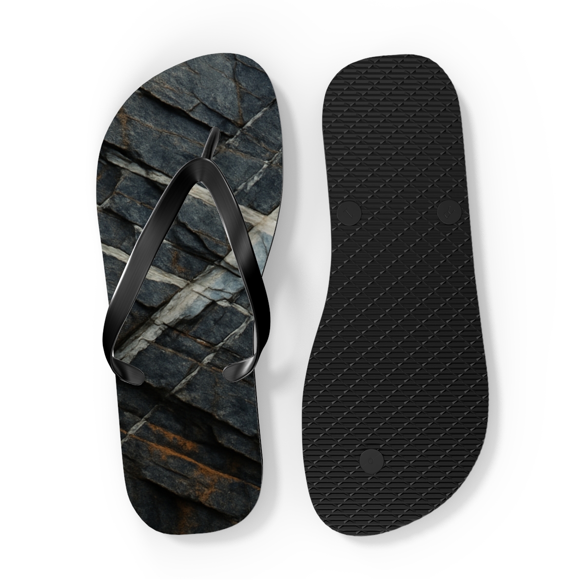 Quartz Vein Cascade comfortable casual flip flops